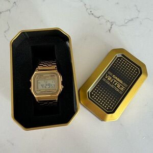 Casio Vintage Gold Watch